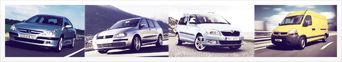 Fiat Stilo Combi, Peugeot 607, Škoda Roomster, Renault Master
